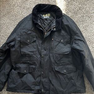 Barbour Sapper Black Men's Jacket XXL
